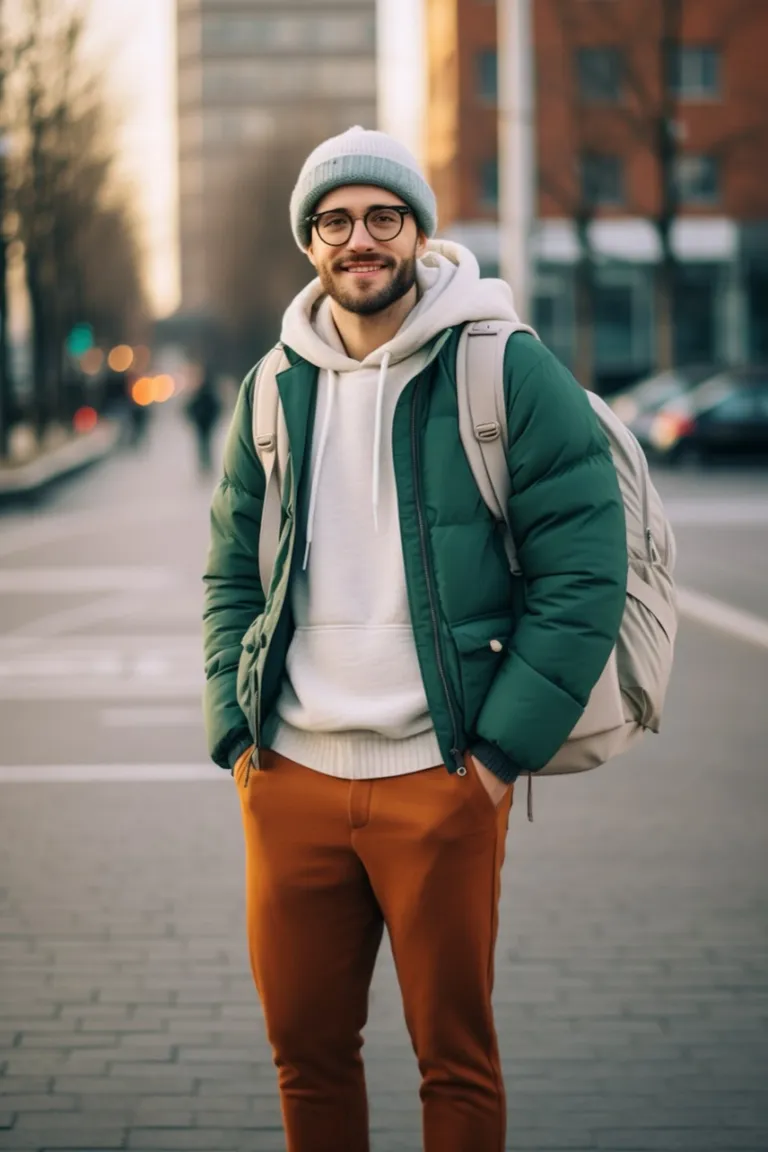 Portrait of Matteo Rossi smiling outdoors